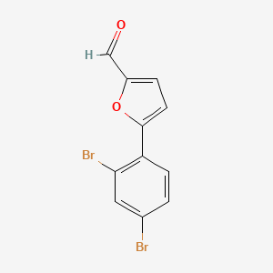 5-(2,4-Dibromophenyl)furan-2-carbaldehyde