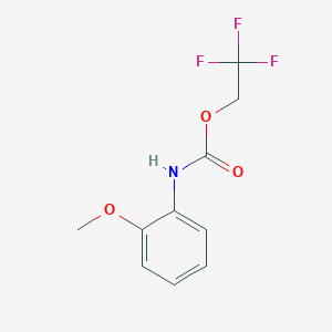 2,2,2-trifluoroethyl N-(2-methoxyphenyl)carbamate