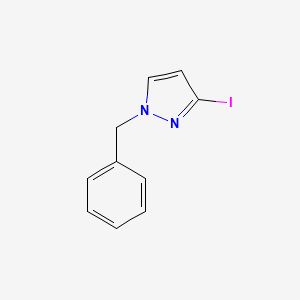 molecular formula C10H9IN2 B2355034 1-benzyl-3-iodo-1H-pyrazole CAS No. 1026893-32-2