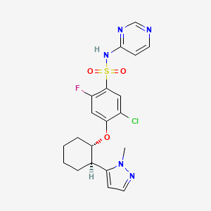 molecular formula C20H21ClFN5O3S B2355128 DS-1971a CAS No. 1450595-86-4