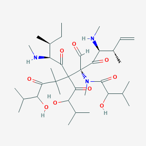 molecular formula C36H63N3O9 B235513 Enniatin F CAS No. 144446-20-8