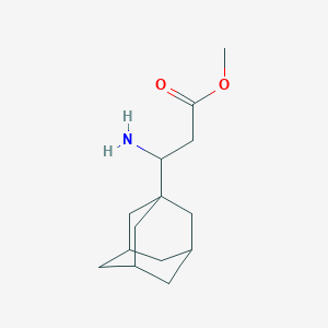 molecular formula C14H23NO2 B2355286 Methyl 3-(1-adamantyl)-3-aminopropanoate CAS No. 340188-43-4