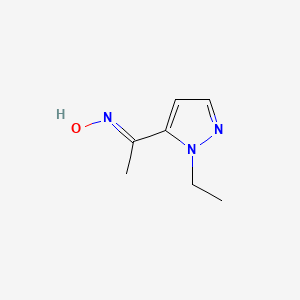 (1E)-1-(1-Ethyl-1H-pyrazol-5-yl)ethanone oxime