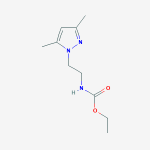 ethyl (2-(3,5-dimethyl-1H-pyrazol-1-yl)ethyl)carbamate