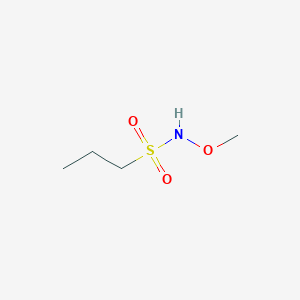 molecular formula C4H11NO3S B2355459 N-methoxypropane-1-sulfonamide CAS No. 1328469-99-3
