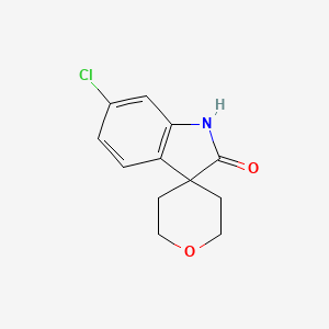 6-Chloro-1H-spiro[indole-3,4'-oxane]-2-one