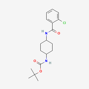 tert-Butyl (1R*,4R*)-4-(2-chlorobenzamido)cyclohexylcarbamate