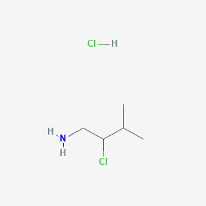 B2355507 2-Chloro-3-methylbutan-1-amine;hydrochloride CAS No. 856988-67-5