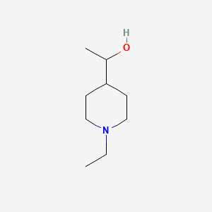 molecular formula C9H19NO B2355534 1-(1-Ethylpiperidin-4-yl)ethan-1-ol CAS No. 37835-58-8