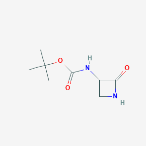 molecular formula C8H14N2O3 B2355540 tert-butyl N-(2-oxoazetidin-3-yl)carbamate CAS No. 1779427-28-9