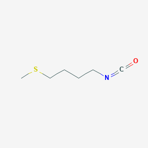 molecular formula C6H11NOS B2355609 4-Methylthiobutyl isocyanate CAS No. 81687-70-9