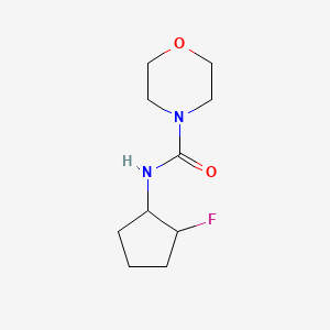 molecular formula C10H17FN2O2 B2355632 N-(2-fluorocyclopentyl)morpholine-4-carboxamide CAS No. 2198769-73-0