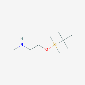molecular formula C9H23NOSi B2355642 N-[2-(tert-Butyldimethylsilyloxy)ethyl]methylamine CAS No. 204580-28-9