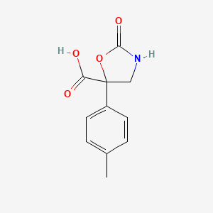 B2355645 5-(4-Methylphenyl)-2-oxo-1,3-oxazolidine-5-carboxylic acid CAS No. 2248370-26-3