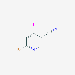 molecular formula C6H2BrIN2 B2355705 6-Bromo-4-iodonicotinonitrile CAS No. 1061357-87-6