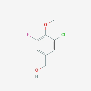 molecular formula C8H8ClFO2 B2355752 3-Chloro-5-fluoro-4-methoxybenzyl alcohol CAS No. 886497-33-2