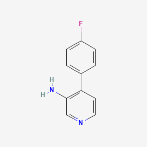 molecular formula C11H9FN2 B2355787 4-(4-Fluorophenyl)pyridin-3-amine CAS No. 1374664-79-5