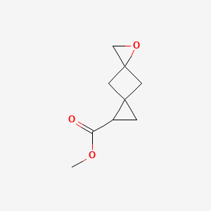 molecular formula C9H12O3 B2355844 Methyl 7-oxadispiro[2.1.25.13]octane-2-carboxylate CAS No. 2248282-13-3