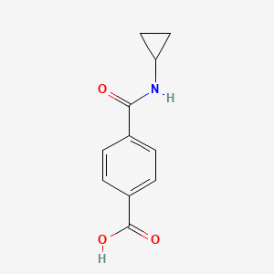 molecular formula C11H11NO3 B2355853 4-(Cyclopropylcarbamoyl)benzoic acid CAS No. 925413-00-9