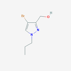 molecular formula C7H11BrN2O B2355918 (4-Bromo-1-propyl-1H-pyrazol-3-yl)methanol CAS No. 2101199-64-6
