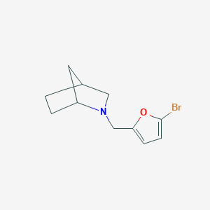 2-[(5-Bromofuran-2-yl)methyl]-2-azabicyclo[2.2.1]heptane