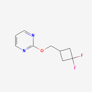 2-[(3,3-Difluorocyclobutyl)methoxy]pyrimidine
