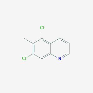 molecular formula C10H7Cl2N B2355992 5,7-Dichloro-6-methylquinoline CAS No. 1909305-11-8