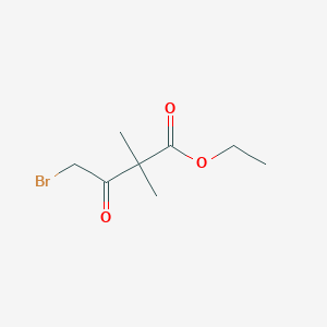 B2356036 Ethyl 4-bromo-2,2-dimethyl-3-oxobutanoate CAS No. 63891-88-3