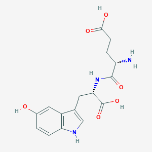molecular formula C16H19N3O6 B235604 gamma-Glutamyl-5-hydroxytryptophan CAS No. 150242-19-6
