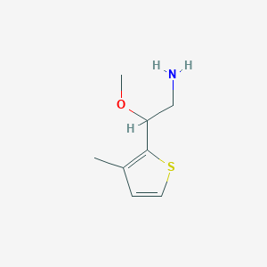 2-Methoxy-2-(3-methylthiophen-2-yl)ethan-1-amine