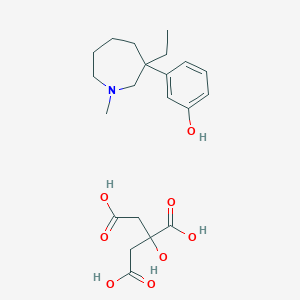 molecular formula C21H31NO8 B2356112 Meptazinol Citrate CAS No. 1208476-52-1