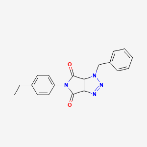 1-benzyl-5-(4-ethylphenyl)-3a,6a-dihydropyrrolo[3,4-d][1,2,3]triazole-4,6(1H,5H)-dione