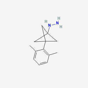 [3-(2,6-Dimethylphenyl)-1-bicyclo[1.1.1]pentanyl]hydrazine