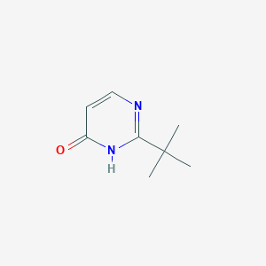 molecular formula C8H12N2O B2356166 2-(tert-Butyl)pyrimidin-4-ol CAS No. 42351-88-2