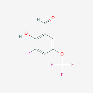 2-Hydroxy-3-iodo-5-(trifluoromethoxy)benzaldehyde