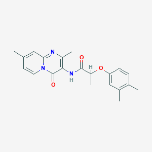 N-(2,8-dimethyl-4-oxo-4H-pyrido[1,2-a]pyrimidin-3-yl)-2-(3,4-dimethylphenoxy)propanamide