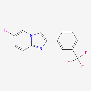 6-Iodo-2-[3-(trifluoromethyl)phenyl]imidazo[1,2-a]pyridine
