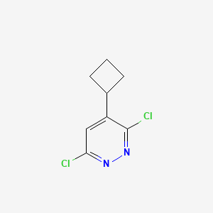 molecular formula C8H8Cl2N2 B2356369 3,6-Dichloro-4-cyclobutylpyridazine CAS No. 107228-57-9