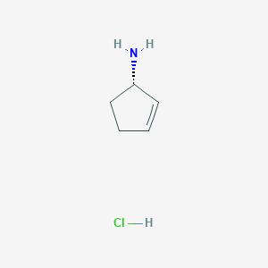 (1S)-Cyclopent-2-en-1-amine;hydrochloride