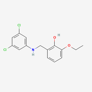 2-{[(3,5-Dichlorophenyl)amino]methyl}-6-ethoxyphenol