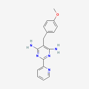 molecular formula C17H17N5O B2356493 DDD00057570 
