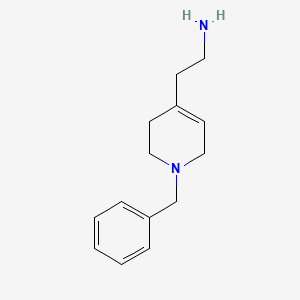 molecular formula C14H20N2 B2356521 2-(1-Benzyl-1,2,3,6-tetrahydropyridin-4-yl)ethanamine CAS No. 1417402-17-5
