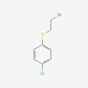 molecular formula C8H8BrClS B2356604 1-[(2-Bromoethyl)sulfanyl]-4-chlorobenzene CAS No. 13290-31-8