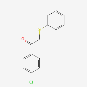 1-(4-Chlorophenyl)-2-(phenylthio)ethanone