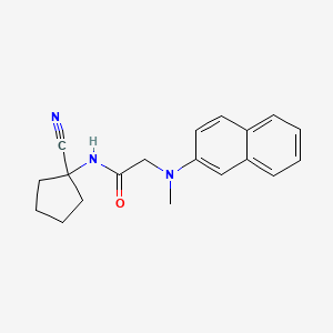 N-(1-cyanocyclopentyl)-2-[methyl(naphthalen-2-yl)amino]acetamide