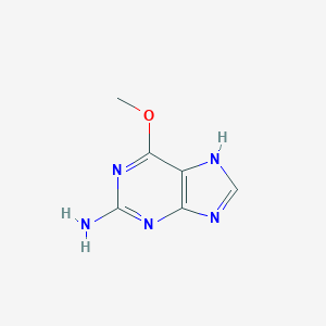 molecular formula C6H7N5O B023567 2-Amino-6-methoxypurine CAS No. 20535-83-5