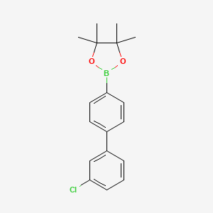 molecular formula C18H20BClO2 B2356754 3'-Chlorobiphenyl-4-boronic acid pinacol ester CAS No. 2445899-36-3