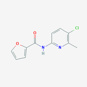 molecular formula C11H9ClN2O2 B235693 N-(5-chloro-6-methyl-2-pyridinyl)-2-furamide 