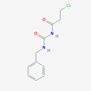 molecular formula C11H13ClN2O2 B2356955 1-Benzyl-3-(3-chloropropanoyl)urea CAS No. 923162-74-7