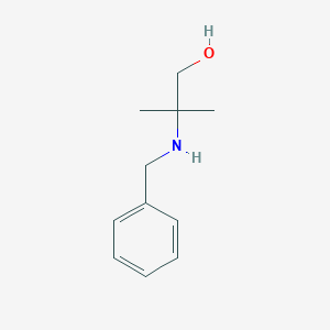 molecular formula C11H17NO B023570 2-(Benzylamino)-2-methylpropan-1-ol CAS No. 10250-27-8